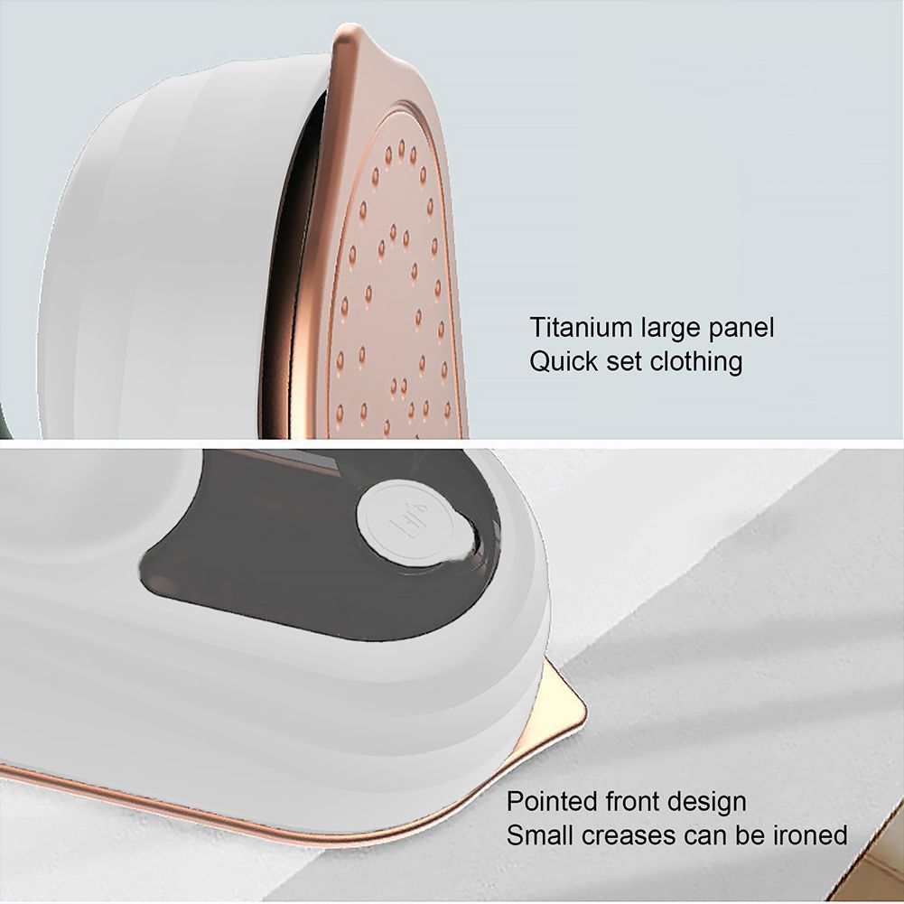 Professional Mini Steam Iron Handheld Portable Garment Steamer Dry Wet Double Clothes Fabric Ironing Machine for Home and Travel; with Ironing Board Pad