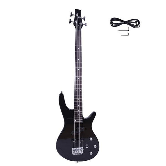 Exquisite Stylish IB Bass with Power Line and Wrench Tool Black