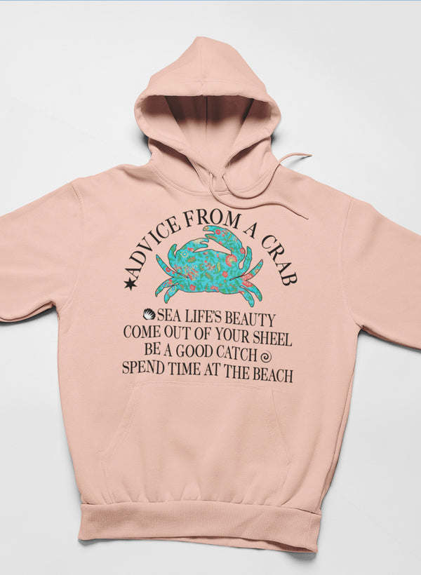 Advice From A Crab Hoodie