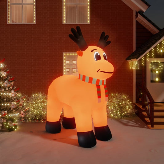 Christmas Inflatable Reindeer with LEDs 157.5"