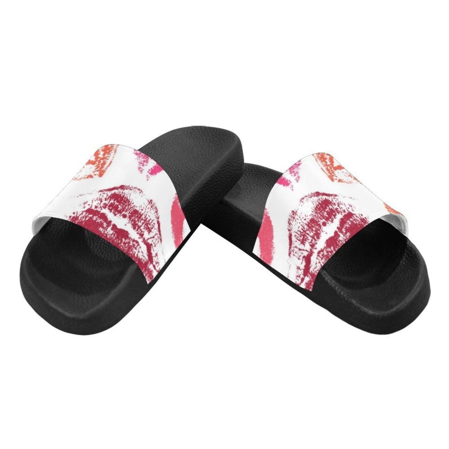 Flip-Flop Sandals, Lipstick Kiss Style Womens Slides