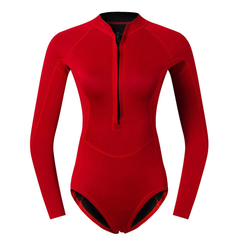 2024 Women's 2MM Neoprene Snorkeling Wetsuits Keep Warm Scuba Water Sport Spearfishing Surfing Diving Suit Bathing Swimwears