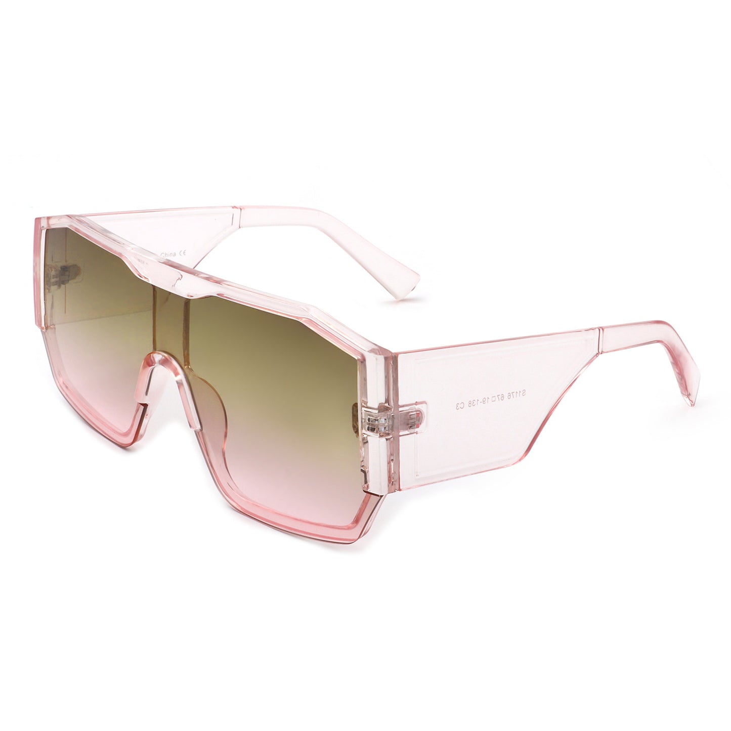 Retro Square Oversize Fashion Aviator Sunglasses