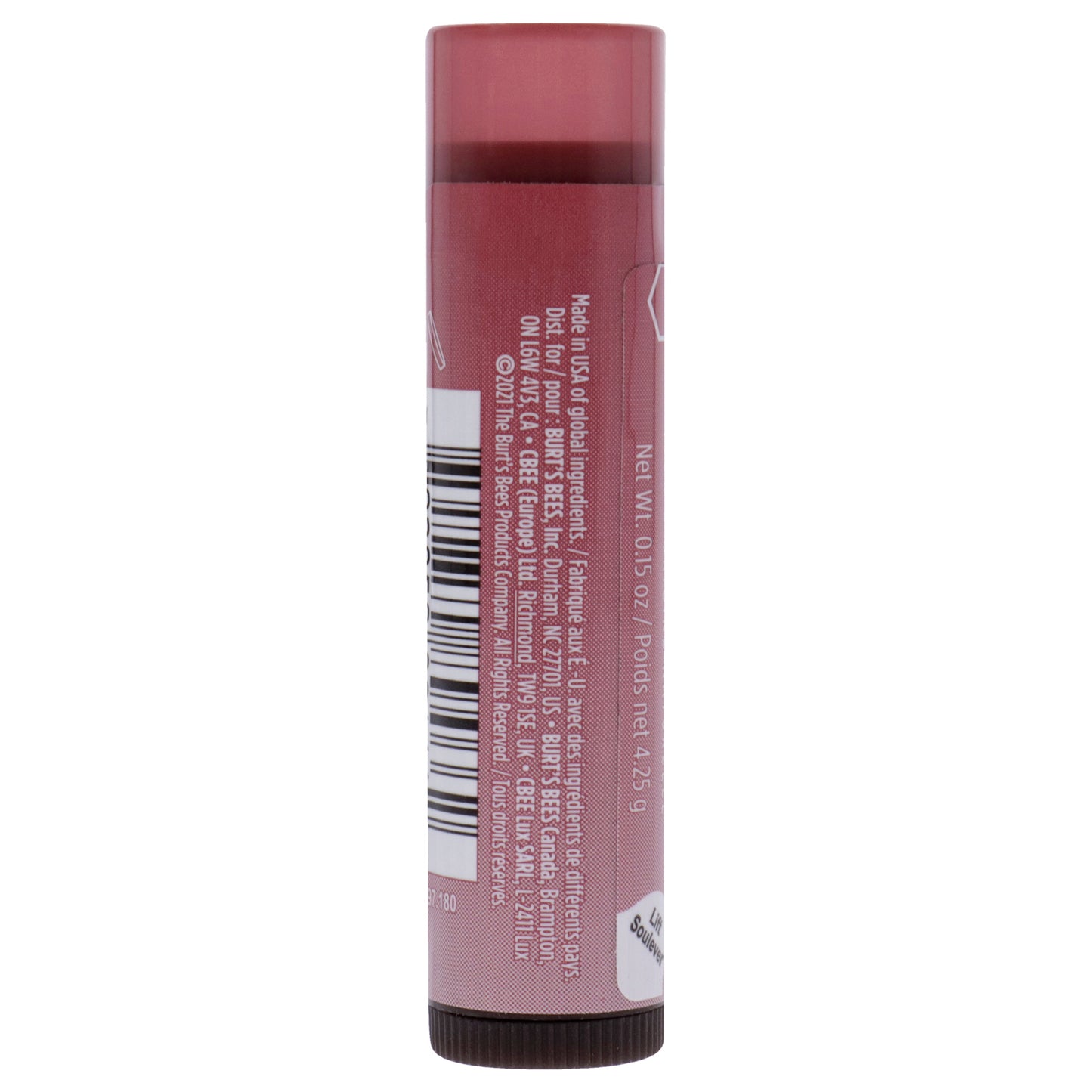 Tinted Lip Balm - Rose by Burts Bees for Unisex - 0.15 oz Lip Balm