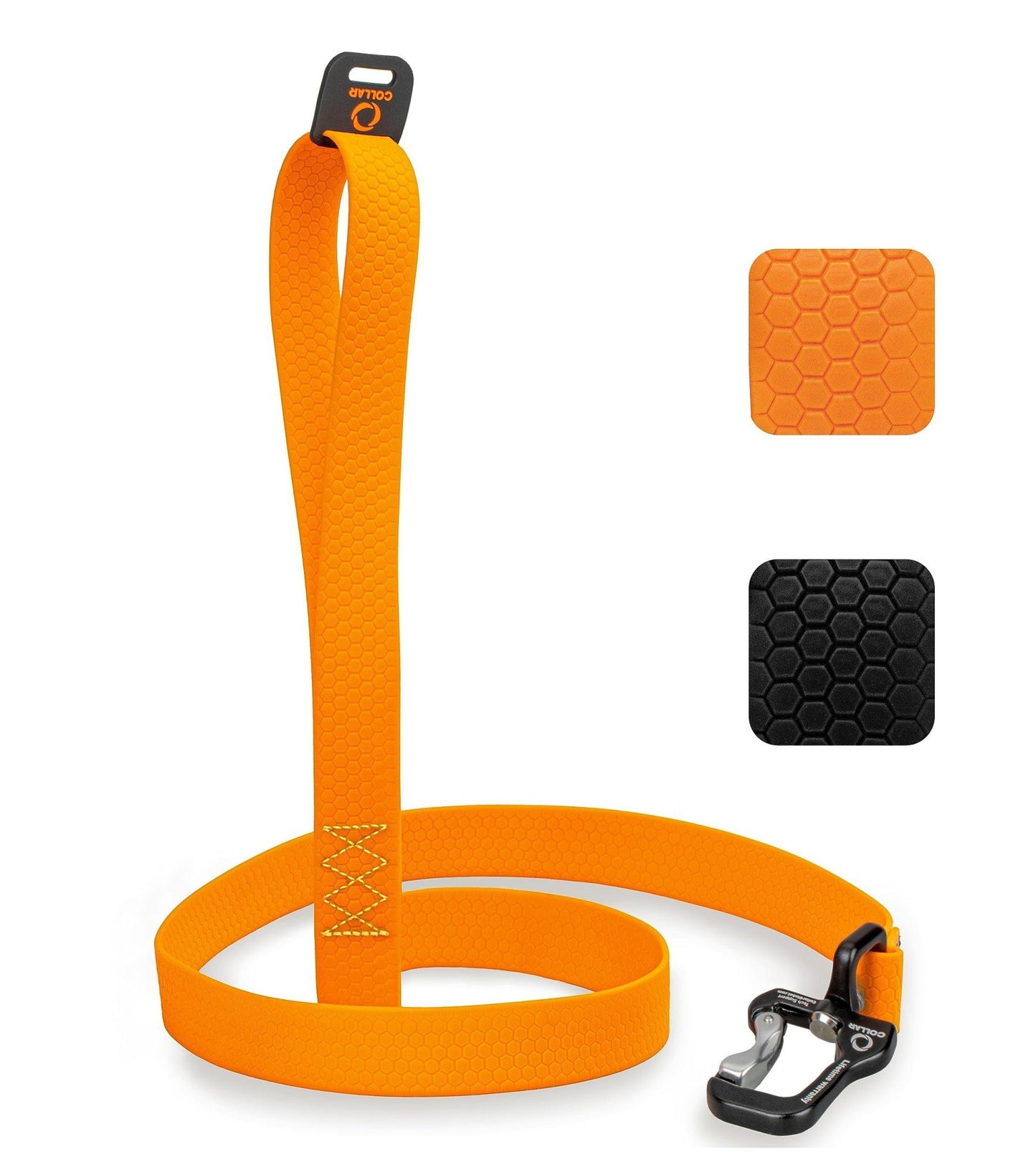 Orange Extra Heavy Duty Dog Leash 10 Ft x 1 in  Durable Leash for Large Medium and Small Dogs