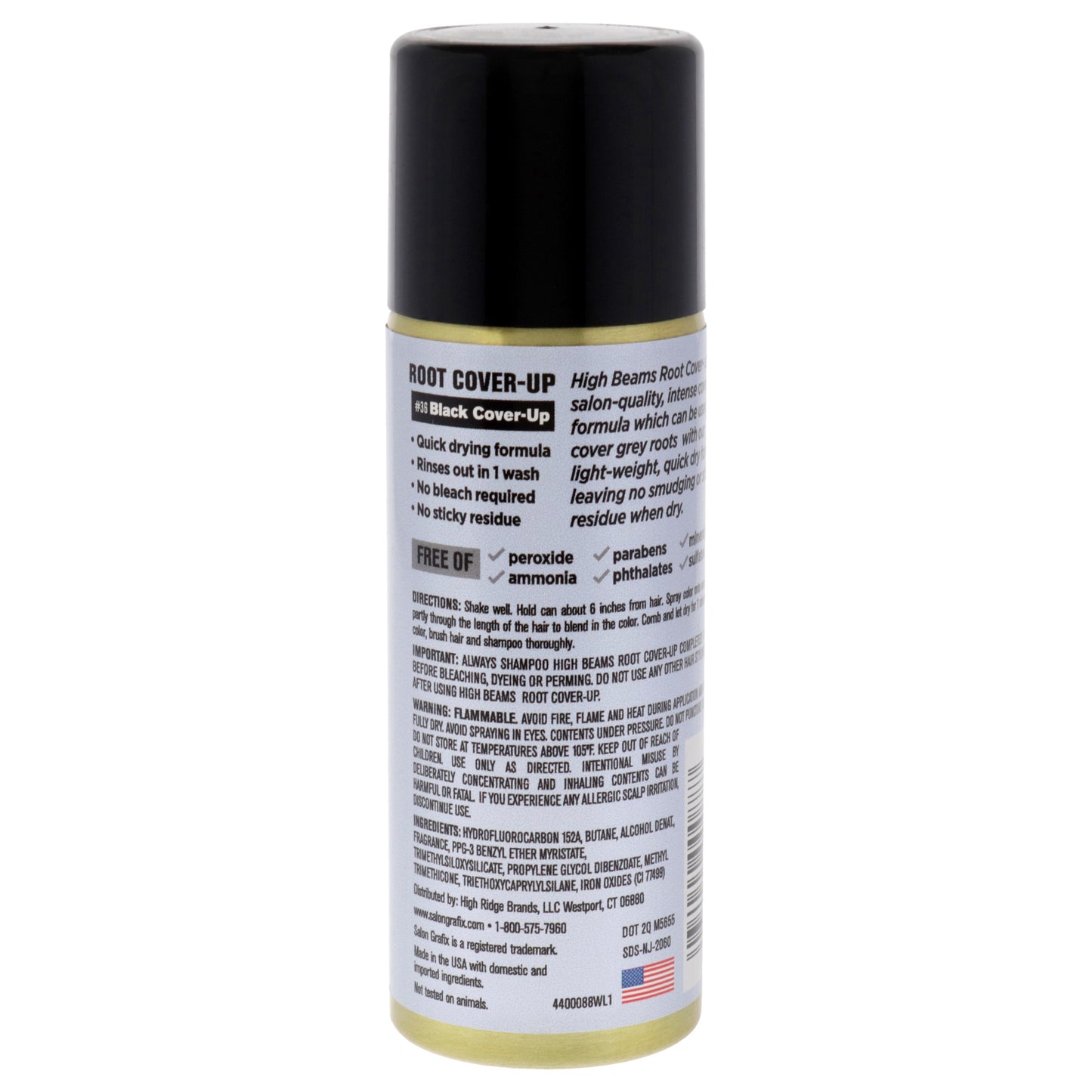 High Beams Root Cover-Up Temporary Spray - 36 Black