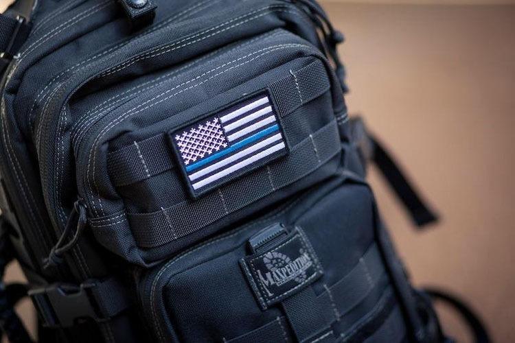 Tactical USA Flag Patch with Detachable Backing