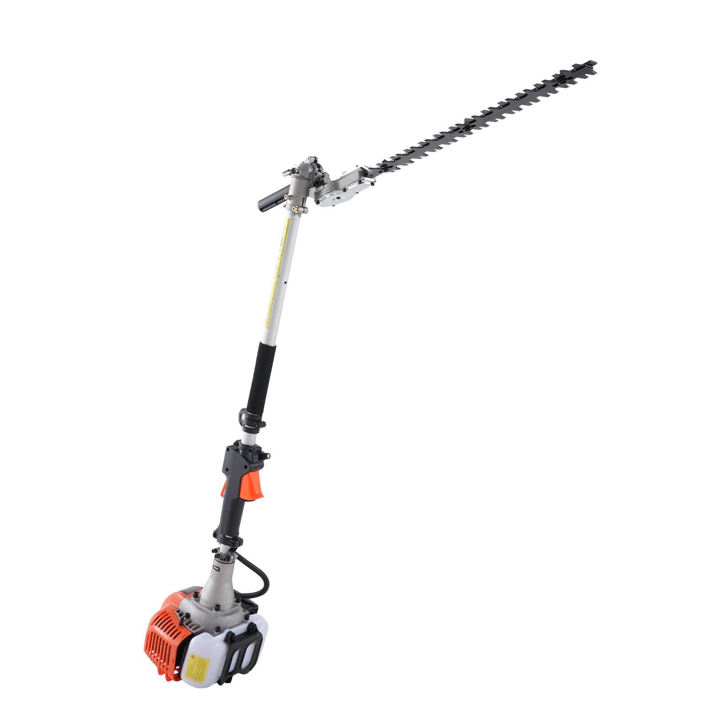 VEVOR 15.7-inch 26CC 2 Cycle Gas Hedge Trimmer, Gas Powered Pole Hedge Trimmer with Dual Sided Dual Action Blade, 270° Adjustable Trimmer Head, Suitable for Trimming Shrubs, Bushes