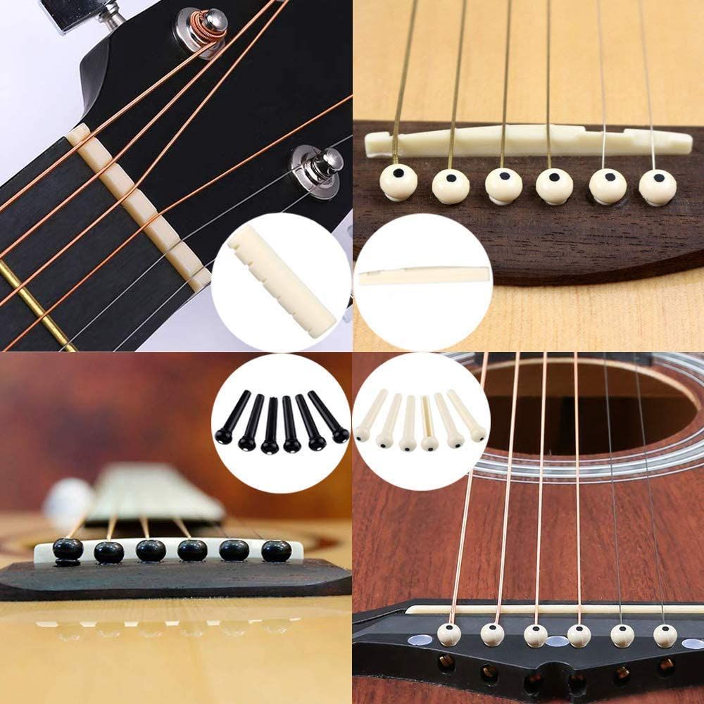 65Pcs Guitar And Ukulele Instrument Tuning Accessories Set