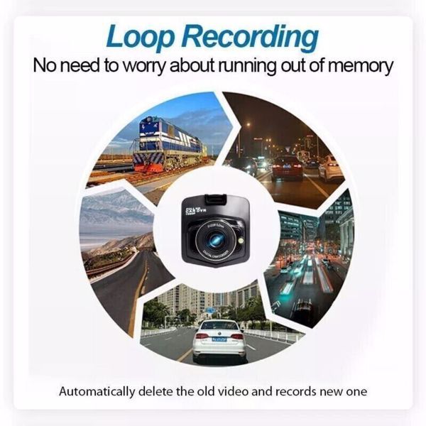 2.4'' Full HD 1080P Dash Cam Car DVR Front or Rear Camera Night Vision G-sensor