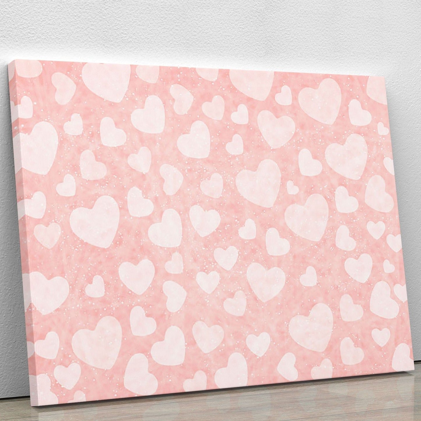 Valentine Heart pink Canvas Print or Poster