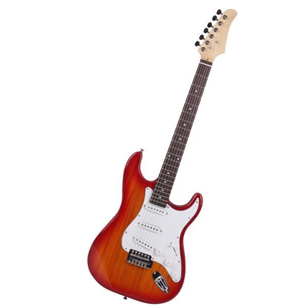 Rosewood Fingerboard Electric Guitar Sunset Red