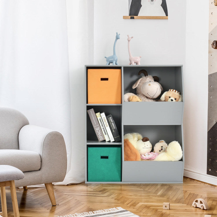 Kids Toy Storage Cabinet Shelf Organizer