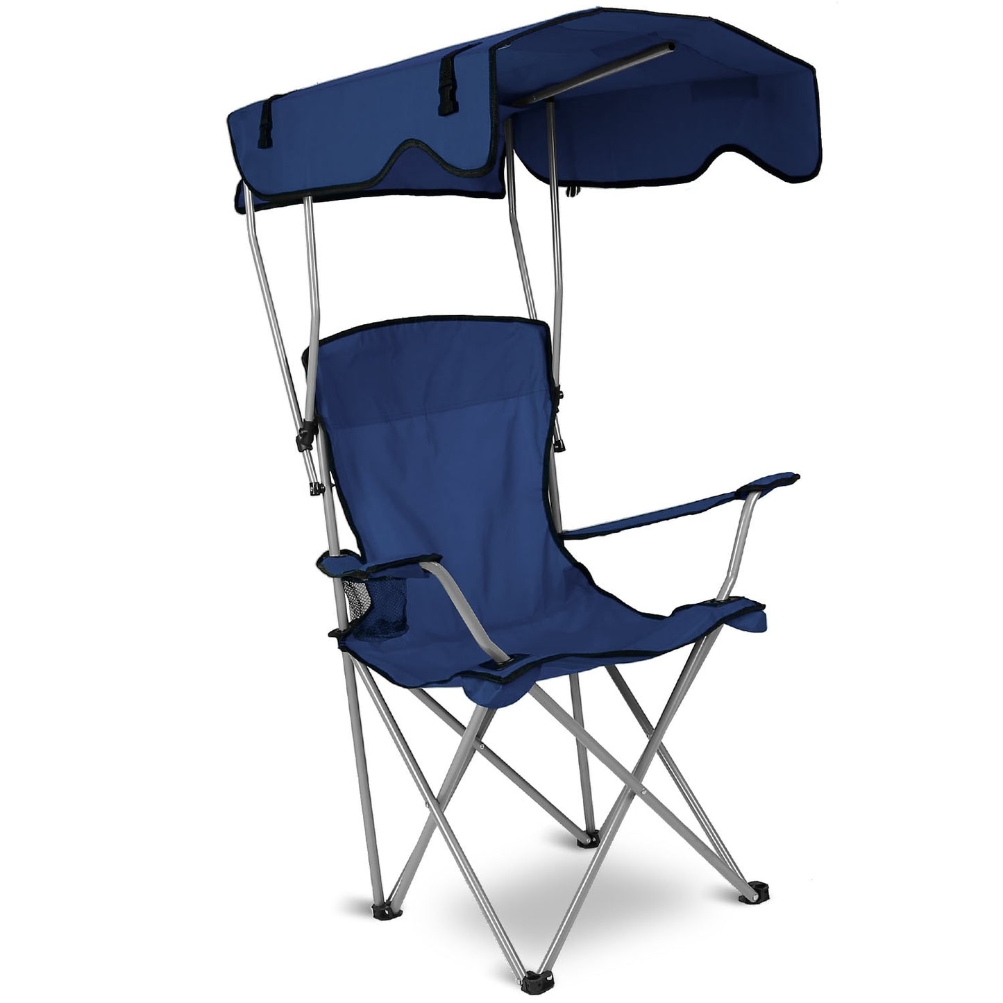 Foldable Beach Canopy Chair Sun Protection Camping Lawn Canopy Chair 330LBS Load Folding Seat