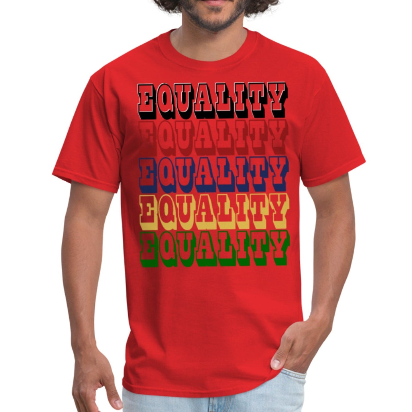 Men's Short Sleeve T-Shirt, Equality Graphic Tee