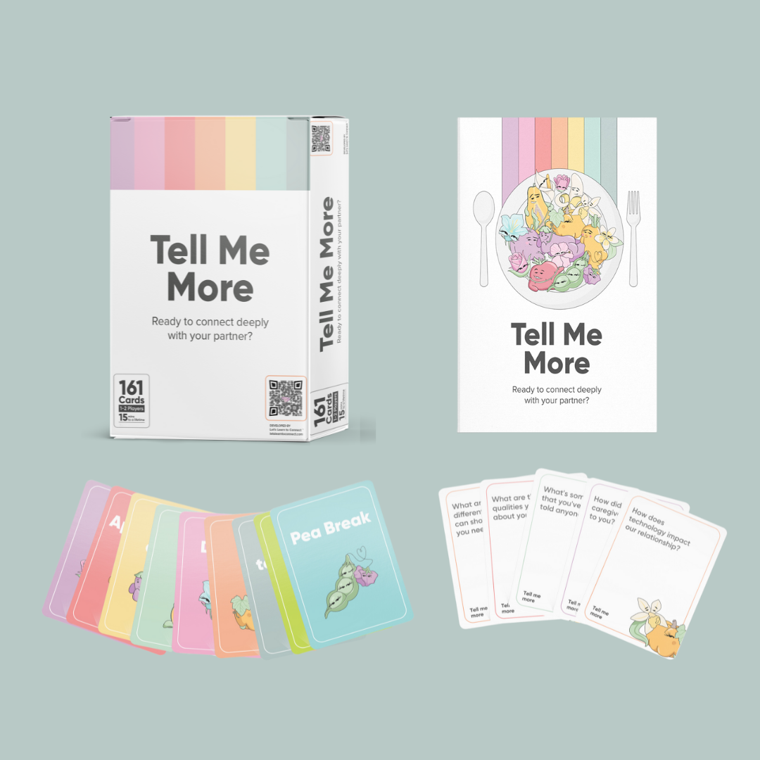 Tell Me More: Reignite Intimacy and Communication with This Fun Couples Card Game – Strengthen Your Relationship with Meaningful Conversation