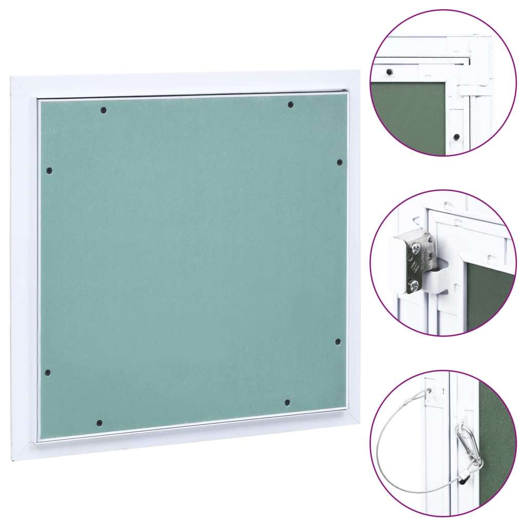 Access Panel with Aluminum Frame and Plasterboard 7.9"x7.9"