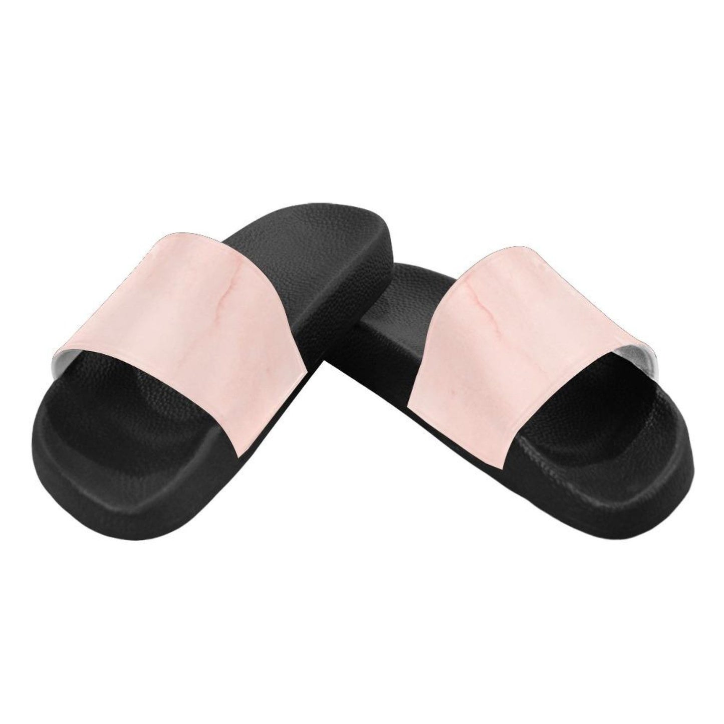 Flip-Flop Sandals, Peach Marble Style Womens Slides