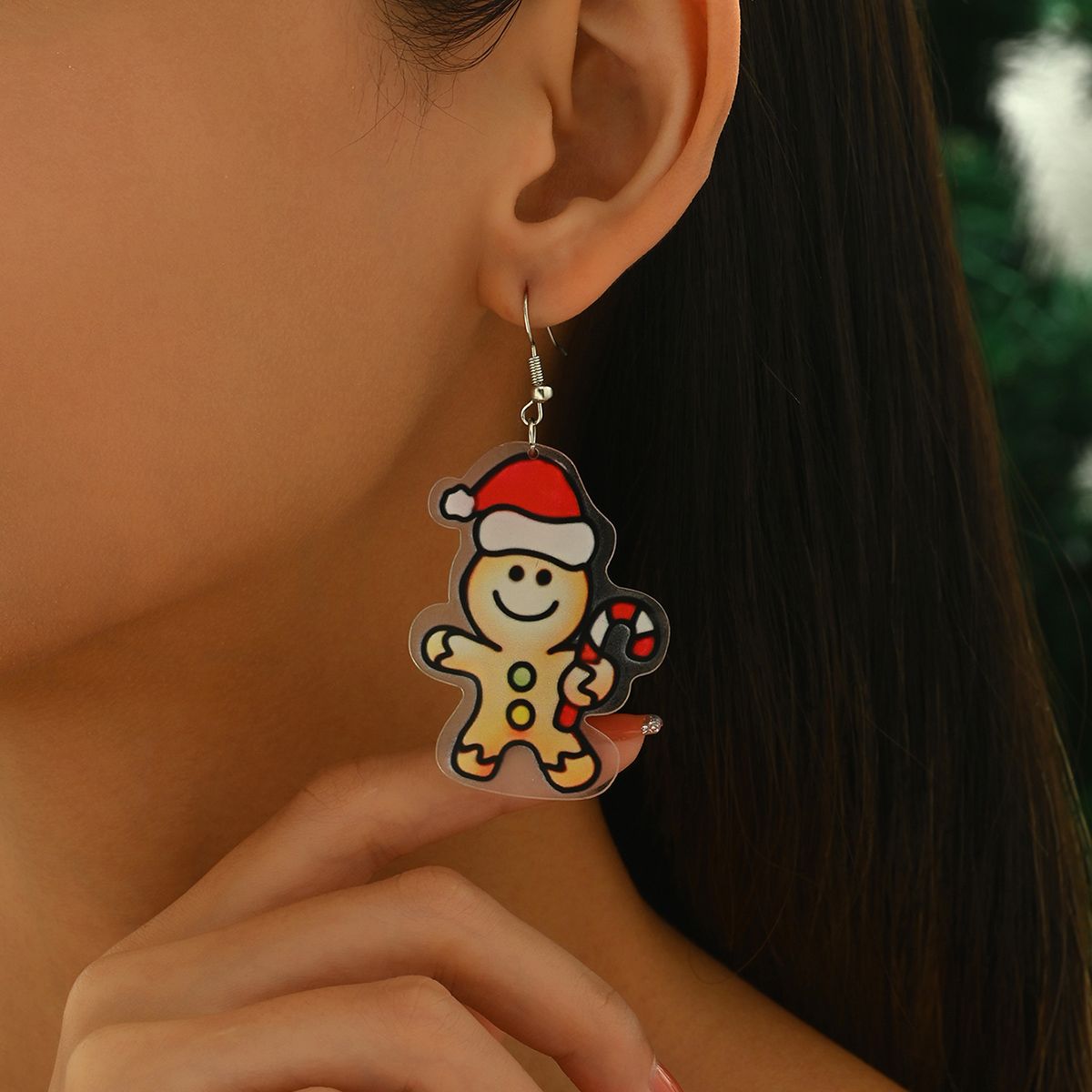 Christmas-Themed Acrylic Earrings -  Spread Joy and Festivity