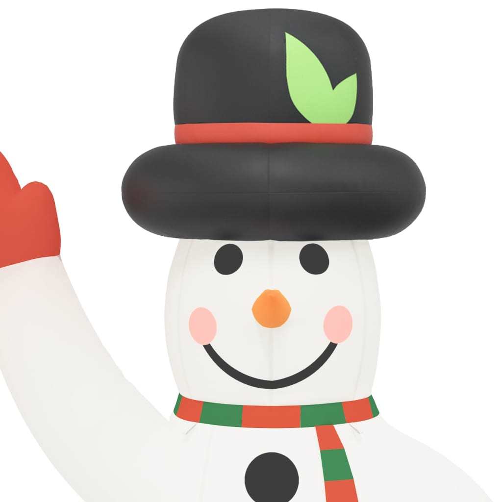 Christmas Inflatable Snowman with LEDs 393.7"