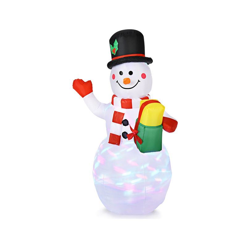 Christmas Decoration Inflatable Cute Snowman with LED Lights