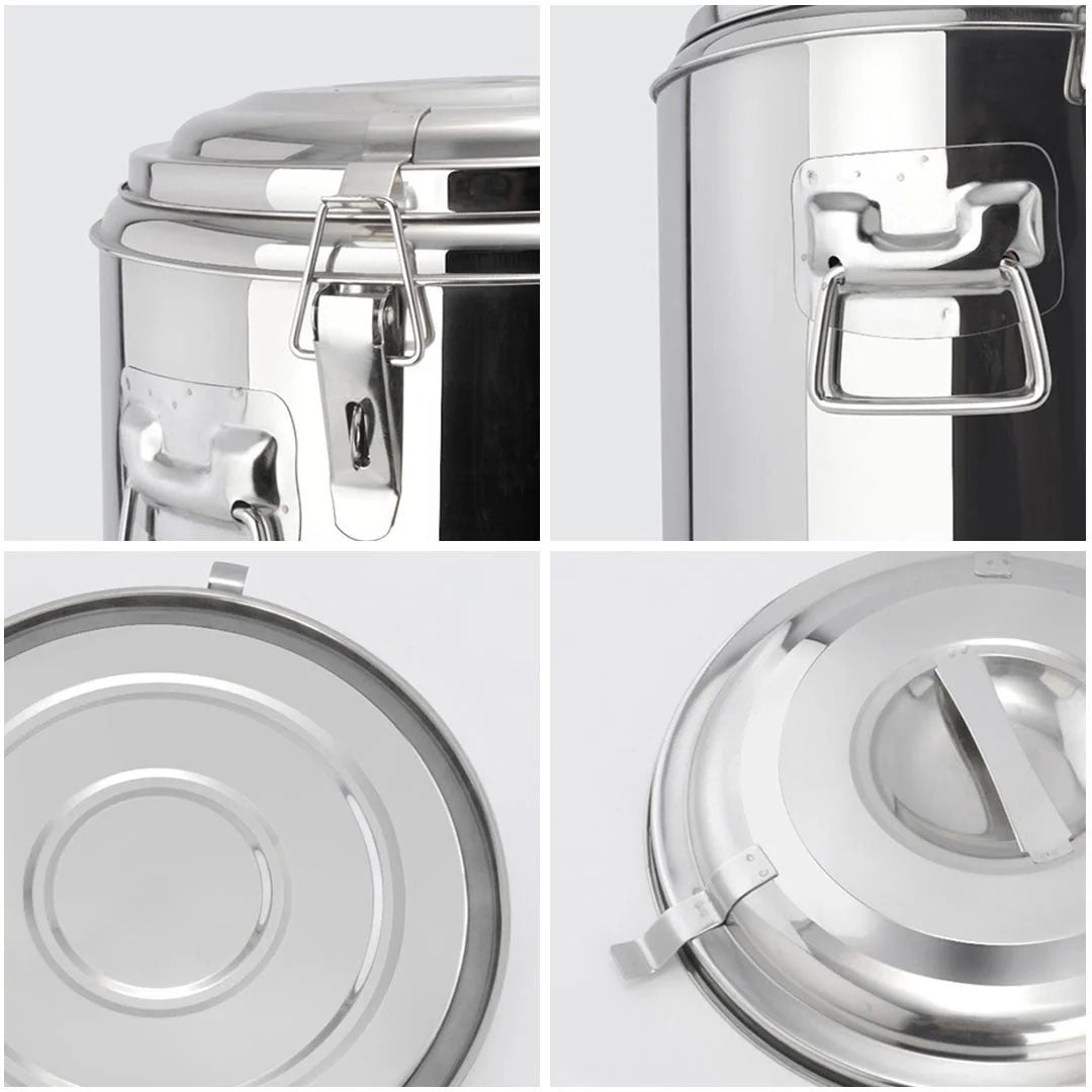 SOGA 30L Stainless Steel Insulated Stock Pot Hot & Cold Beverage Container