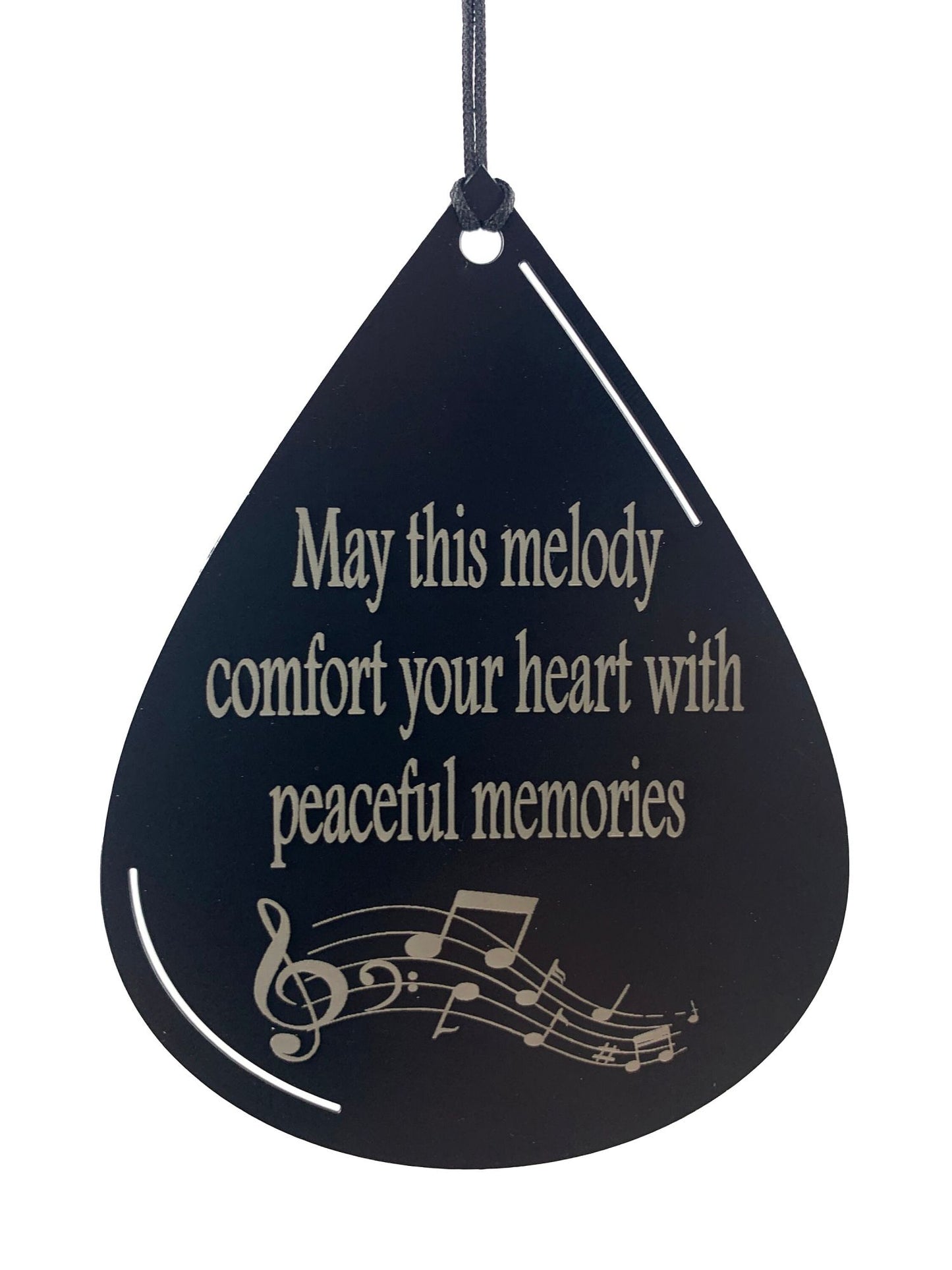 Memorial Wind Chime May this Comfort Your Heart 18 inch Outdoor Gift by Weathered Raindrop