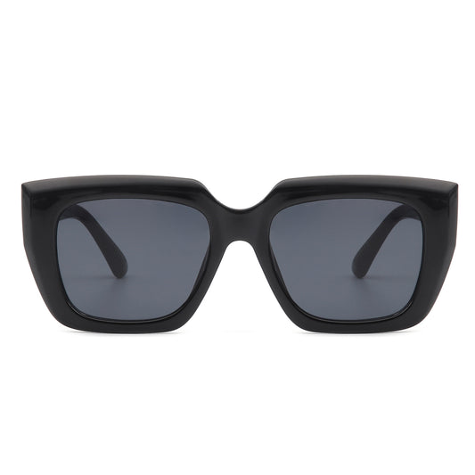 Square Retro Flat Top Cat Eye Fashion Sunglasses