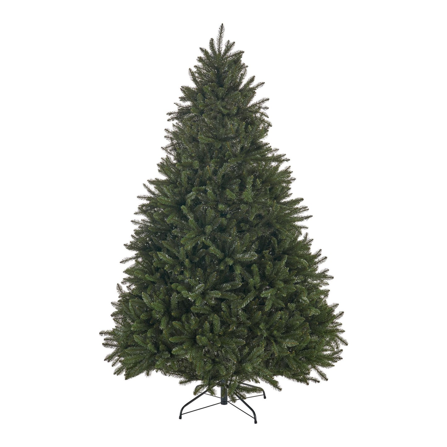 7 ft Christmas Tree, Artificial Xmas Tree with 2231 Branch Tips for Holiday Party Decorations with Metal Hinges & Base