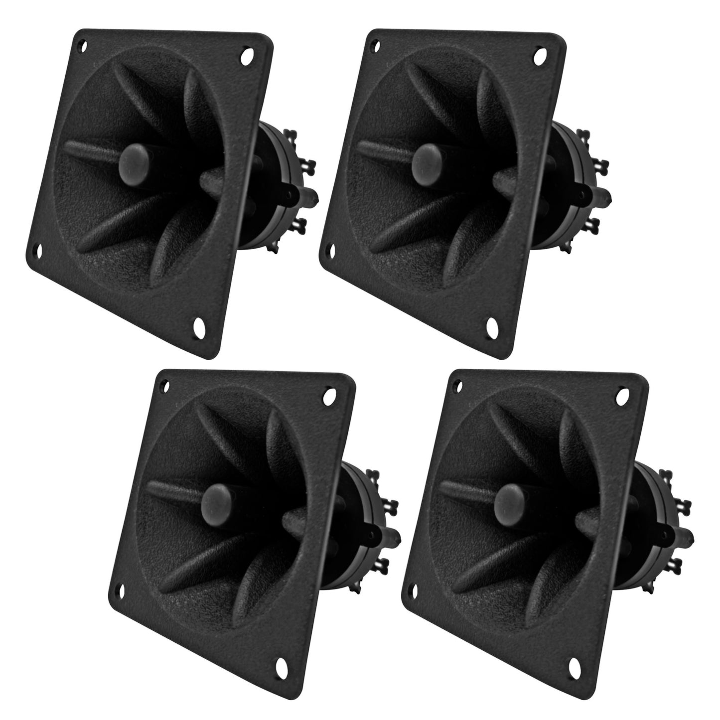 5 Core Tweeter 3.25\" x 3.25\" • 40W Max Component Square Driver • Piezo Horn Element Super Replacement DJ Tweeters • for Smooth Extended Frequency Response- TW 303 SQ