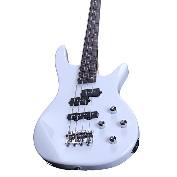 Exquisite Stylish IB Bass with Power Line and Wrench Tool White