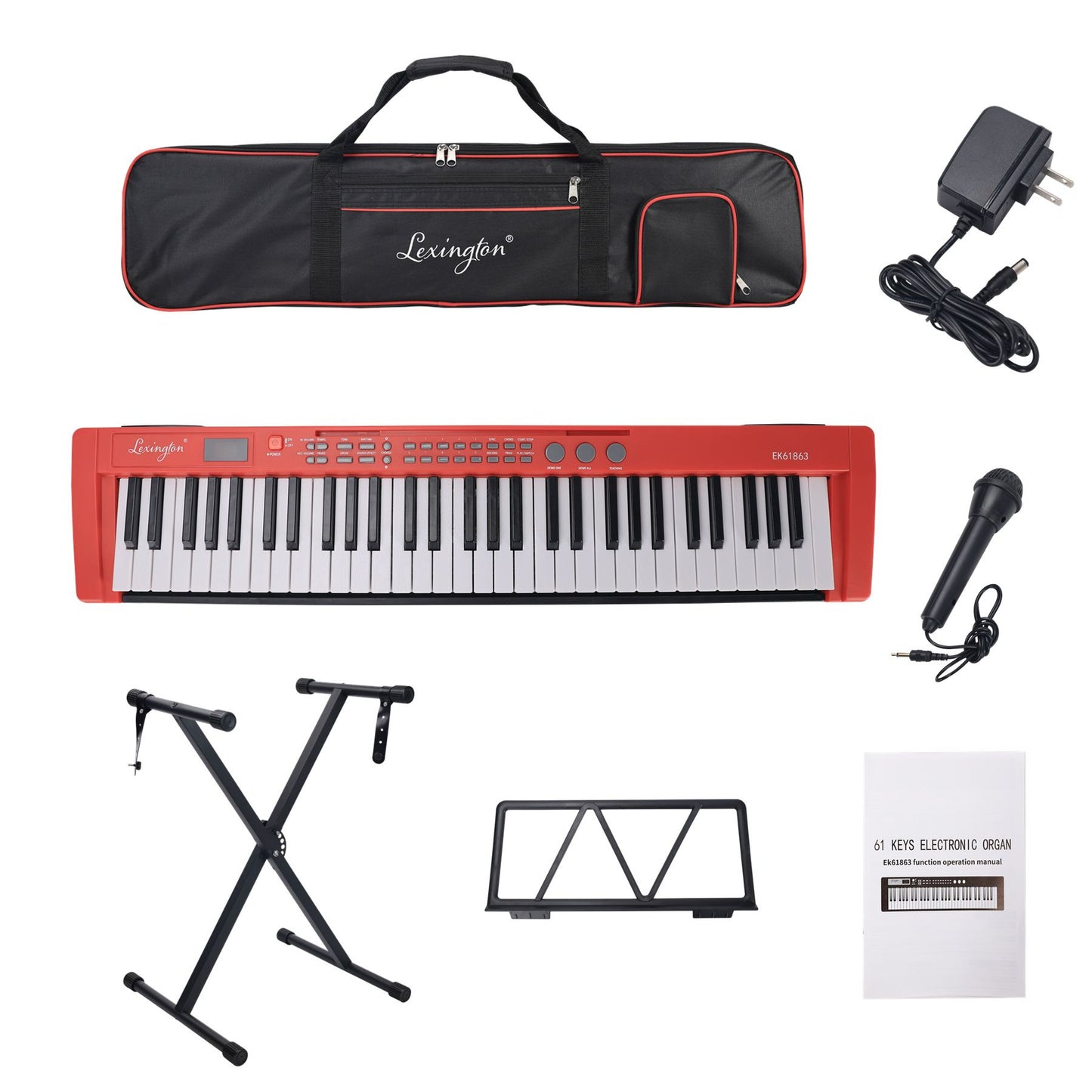 Lexington 61 Keys Electronic Keyboard kits for Beginner