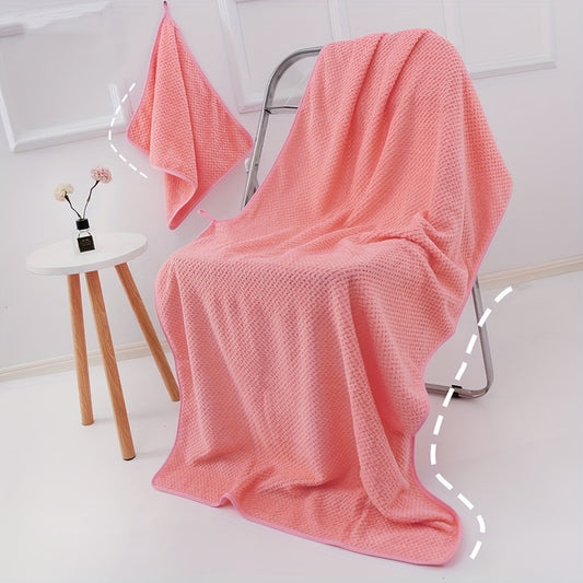 Coral velvet towel set 8-piece towel set including 4 large bath towels and 4 towels