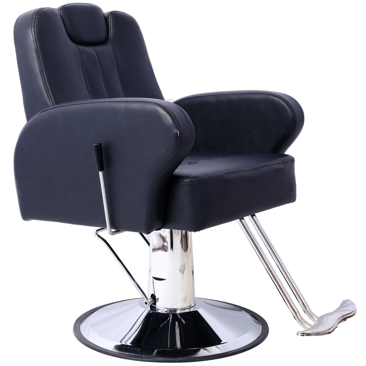 Artist hand Hair Stylist All Purpose Barber Chair for Barbershop Salon Chair,Heavy Duty Hydraulic Barber Chair Spa Furniture Shampoo Reclining Extra Wider Seat Beauty Hair Salon Equipment black