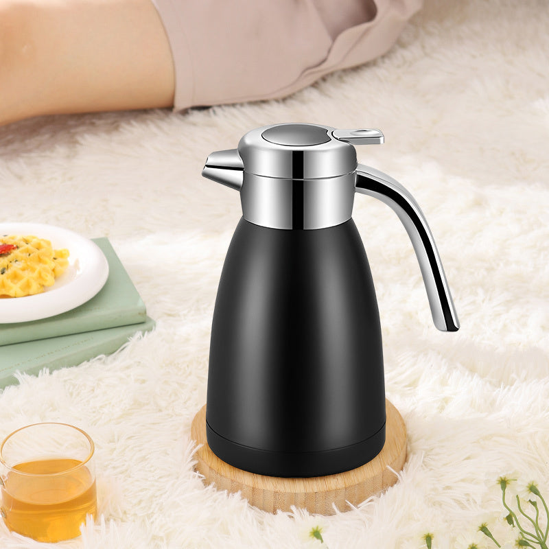 SOGA 1.2L Stainless Steel  Insulated Vacuum Flask WaterBottle Black