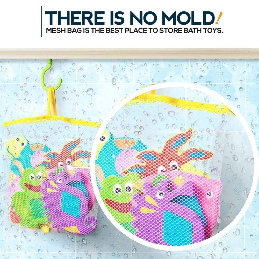 Foam Bath Toys 100% Non Toxic Floating Puzzles Animals Early Learning Bathtub Toy Fun Educational Geometric Shapes for Toddlers Kids Boys Girls