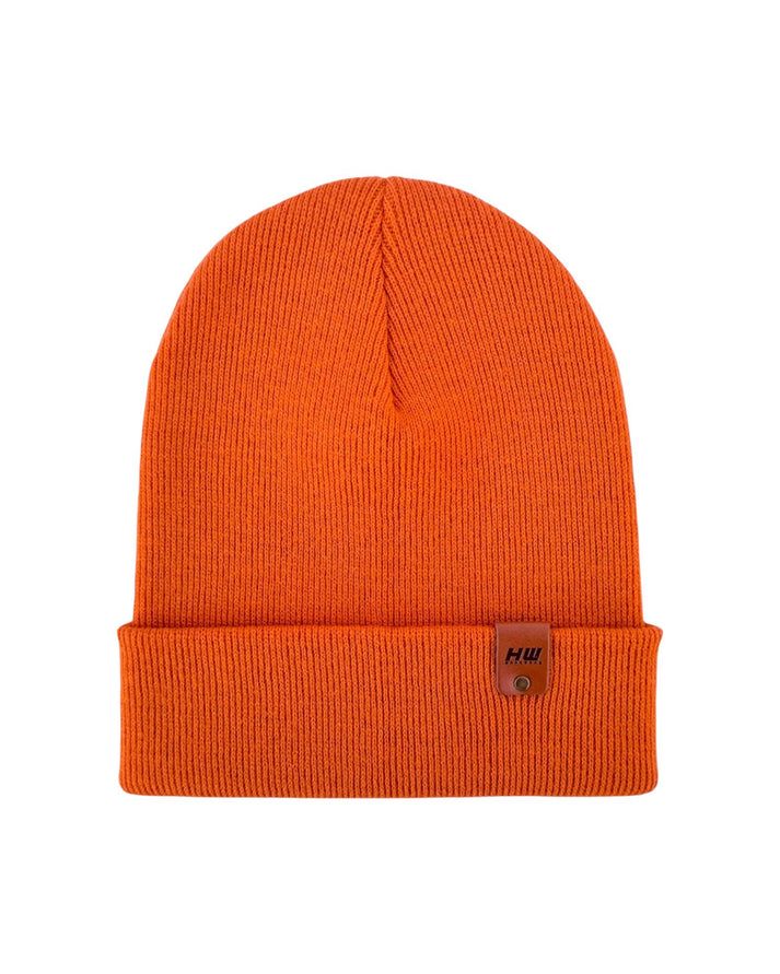 Cuffed Traditional Solid Tiger Orange