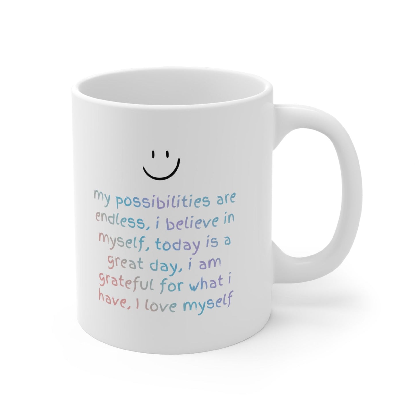 Positive Affirmations Reminder Mug