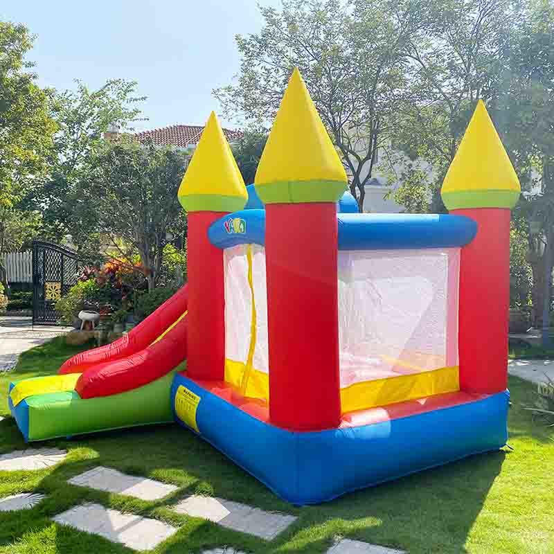 YARD Inflatable Bouncer Bouncy Castle Bounce House Combo Slide with Blower