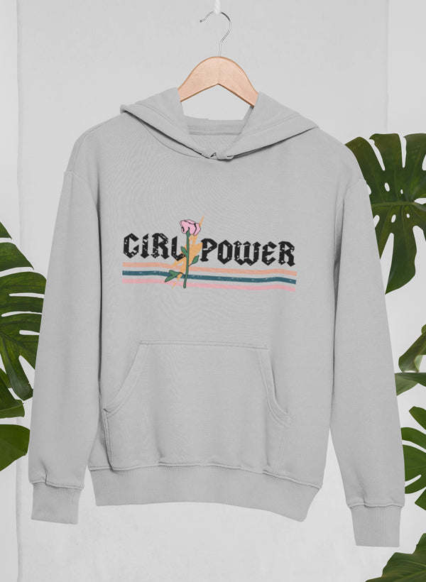 Girl Power Rose Hoodie