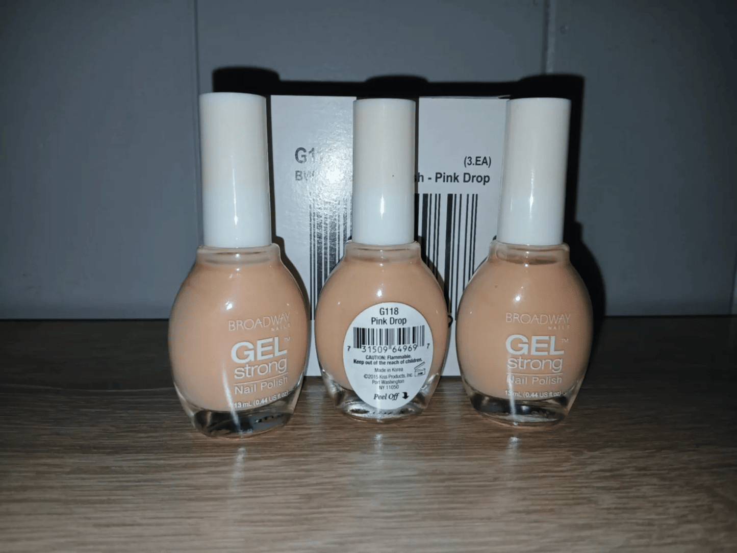 ~~3-PACK~~ *Broadway Nails* Gel Strong Nail Polish -pick your color- .44floz