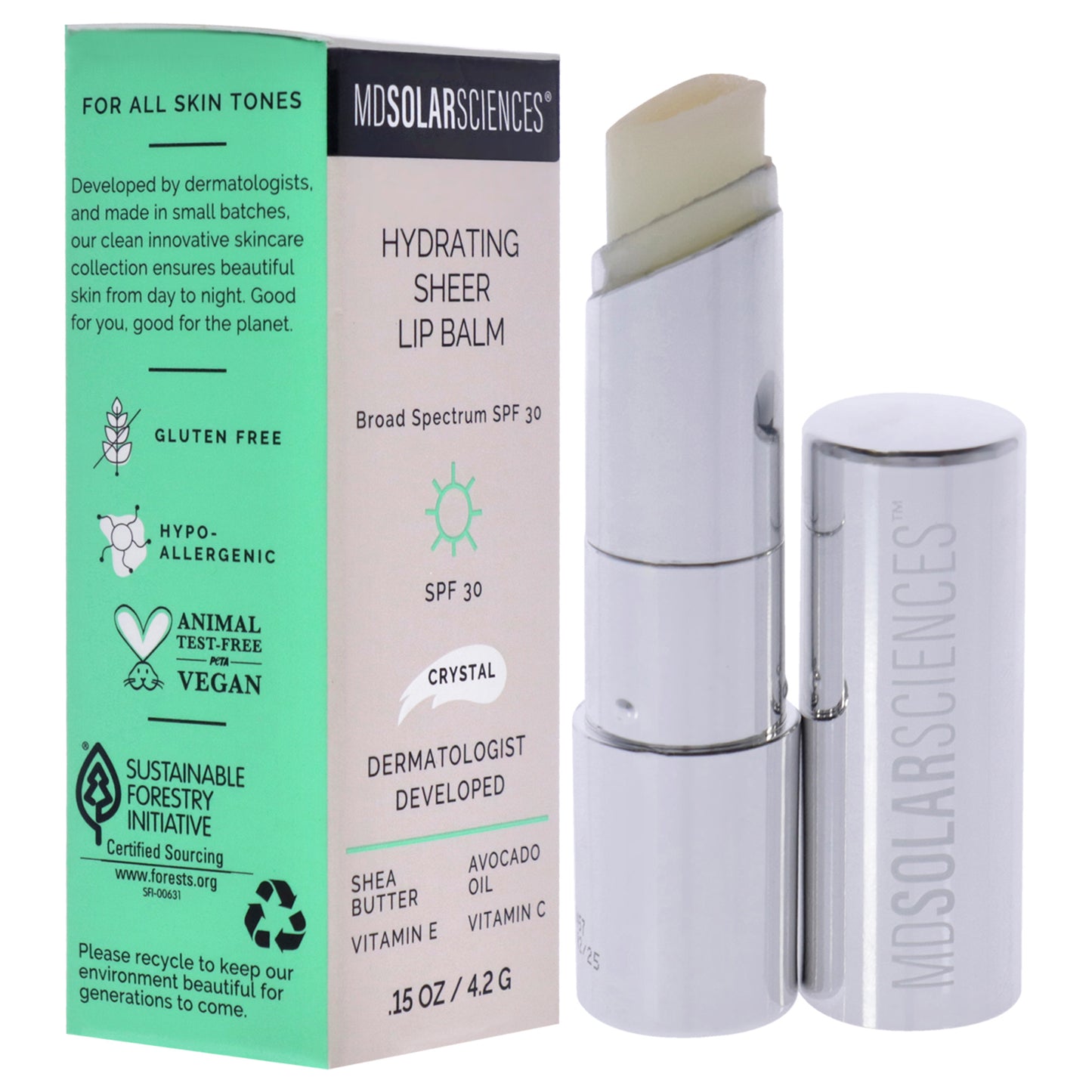 Hydrating Sheer Lip Balm SPF 30 - Crystal