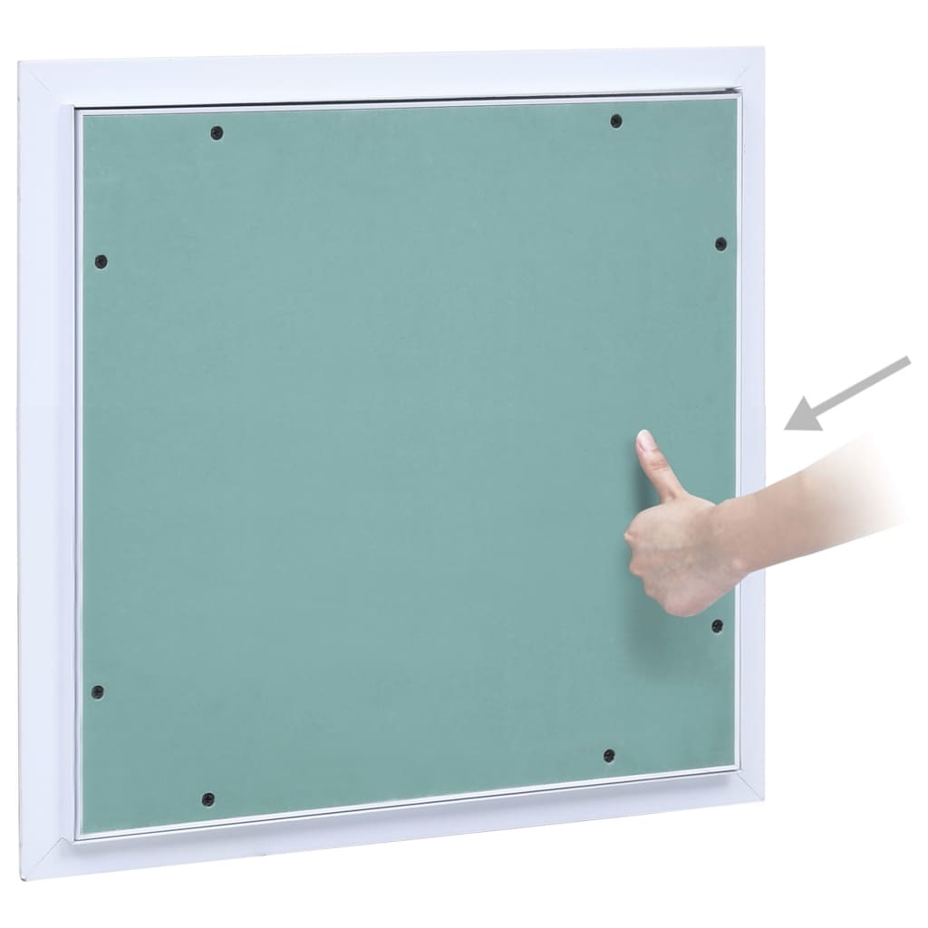 Access Panel with Aluminum Frame and Plasterboard 11.8"x11.8"