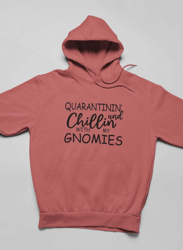 Quarantinin' And Chillin With My Gnomies Hoodie