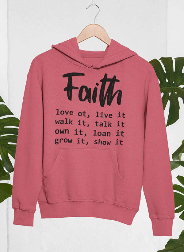 Faith Love It Live It Hoodie