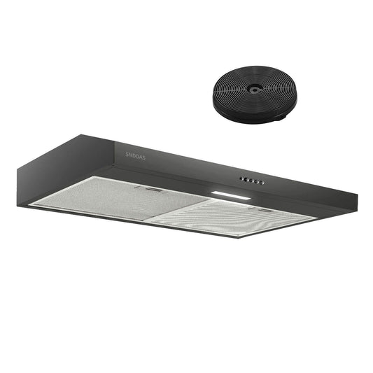 Stainless Steel Under Cabinet Range Hood Vent Cooking 230 CFM Kitchen 3 Speed cooker hood