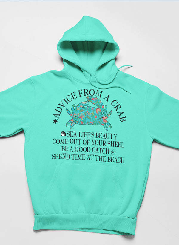 Advice From A Crab Hoodie