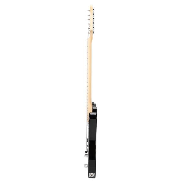 [Do Not Sell on Amazon]Glarry GTL Maple Fingerboard Electric Guitar Bag Strap Plectrum Connecting Wire Spanner Tool Sunset Color