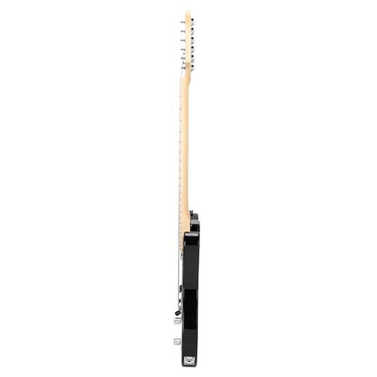 [Do Not Sell on Amazon]Glarry GTL Maple Fingerboard Electric Guitar Bag Strap Plectrum Connecting Wire Spanner Tool Sunset Color