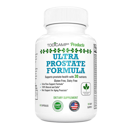 Prostate Support Supplement Formula with Saw Palmetto Extract and Bladder Control Complex 30 Day Supply